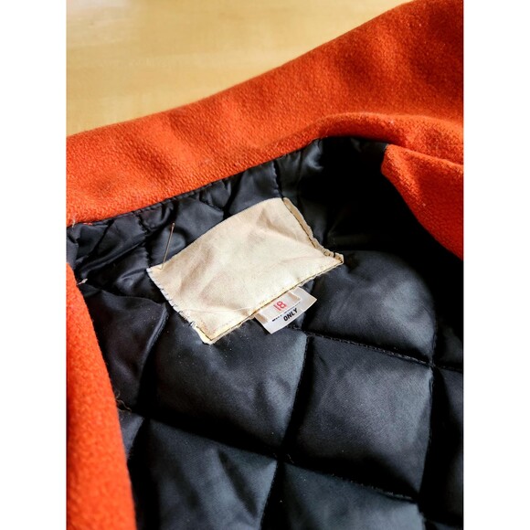 Vintage Varsity Letterman: Wool Bomber, Sailor Collar Cheerleader Jacket, S/M - Picture 12 of 14